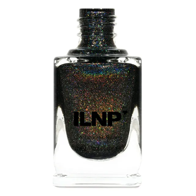 ILNP Missed Calls holografiskt nagellack svart