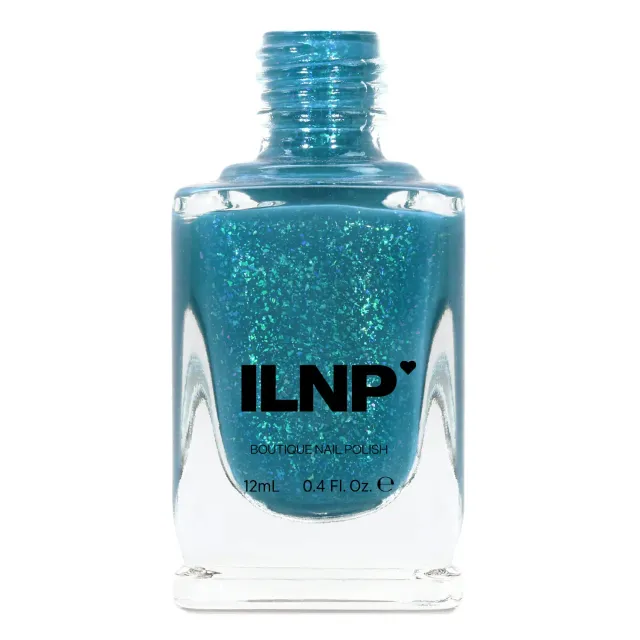 ILNP The Message nagellack celadonblå shimmer