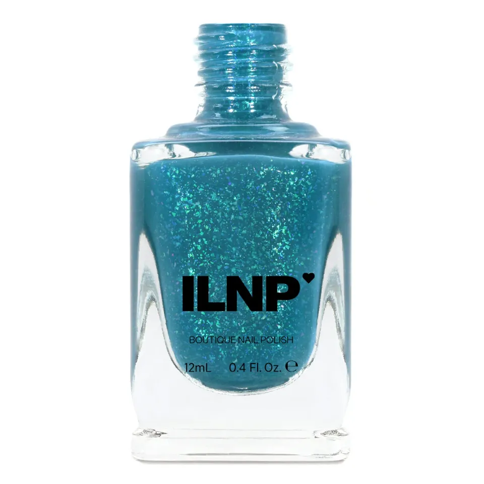 ILNP The Message nagellack celadonblå shimmer