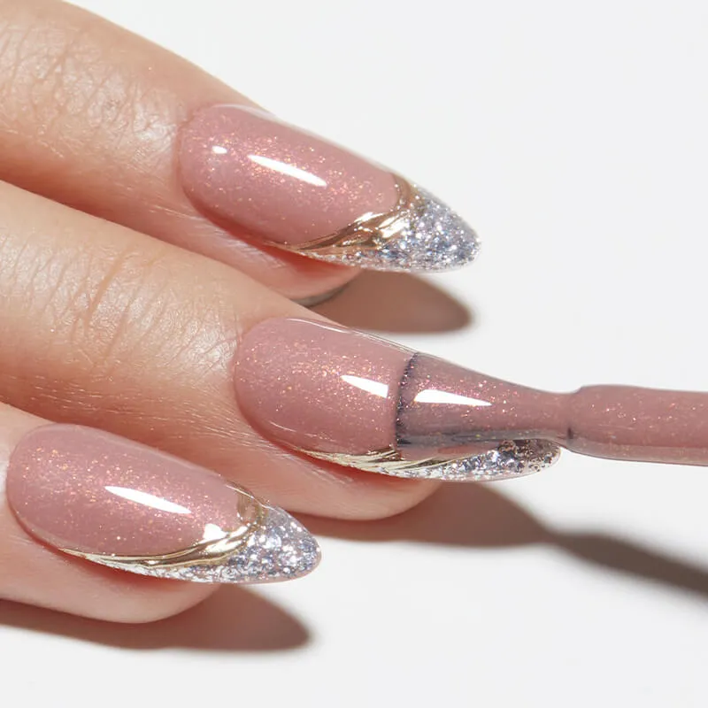 Modelones Inspire Gel gellack Peach Aura 15 ml shimmer