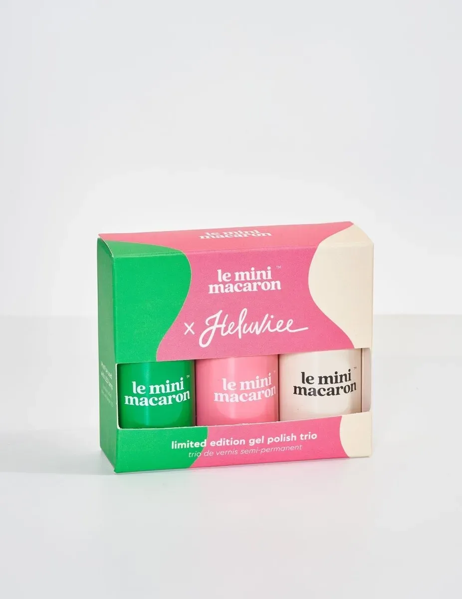Le Mini Macaron Heluviee gellackset trio