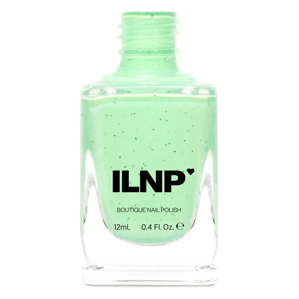 ILNP Mint Chip nagellack mint med flakes