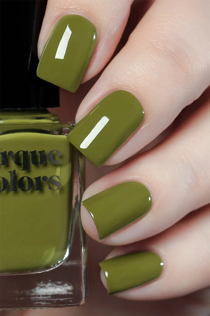 Cirque Colors Wall St nagellack olivgrön crème
