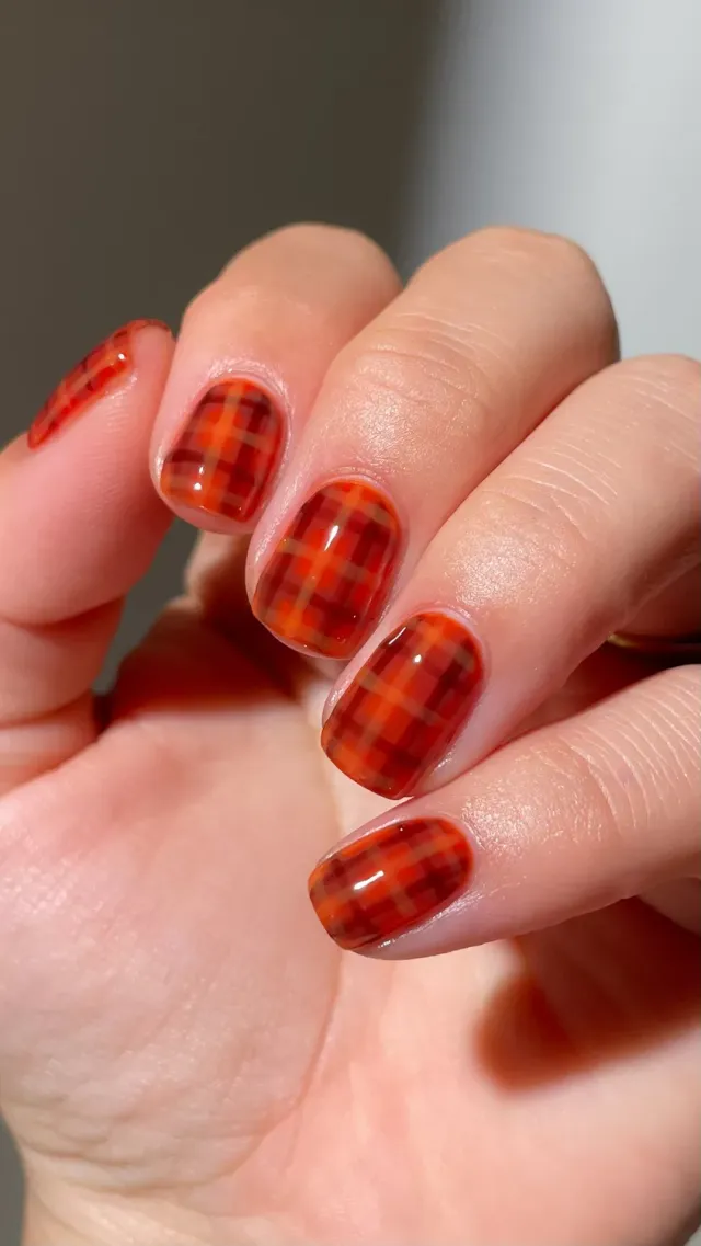 Cirque Colors Fall Plaid nagellack set 4-pack jelly