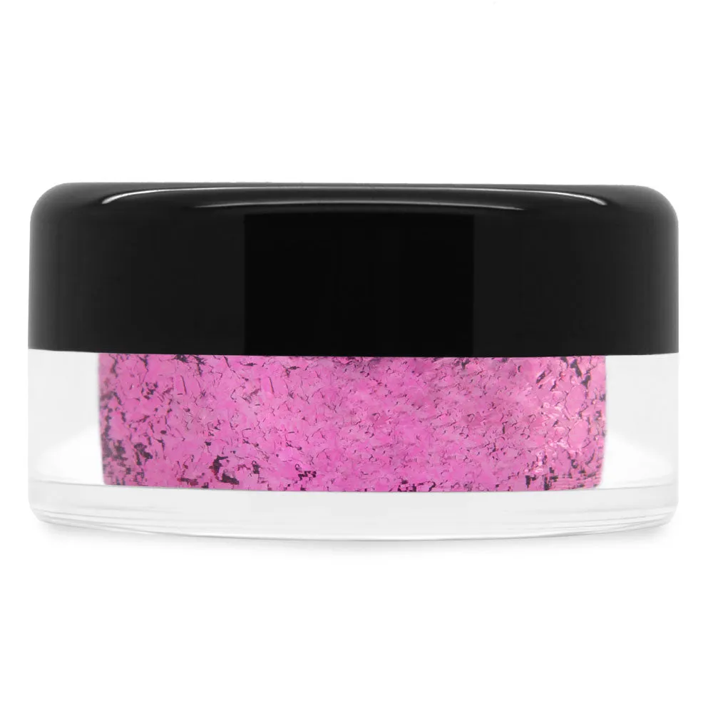 Iz Beauty Metallic Magenta Chrome Flakes nagelflagor rosa