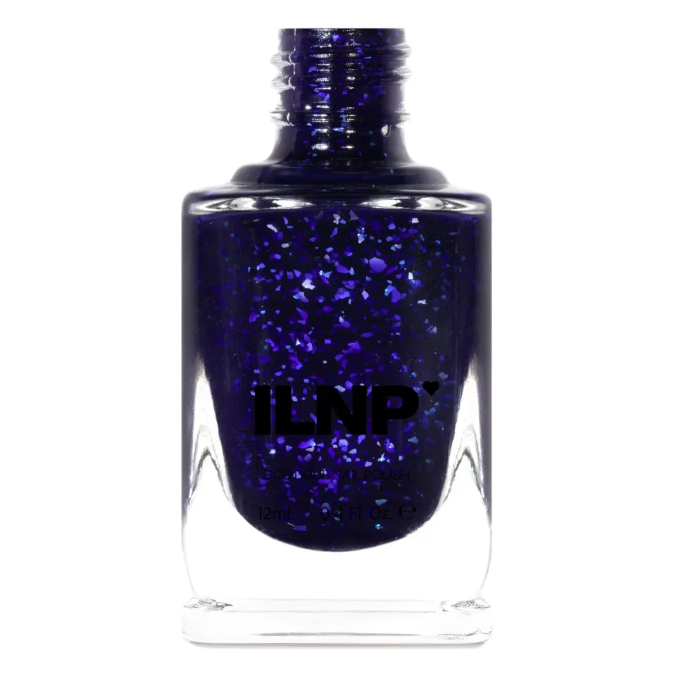 ILNP Opening Night Headliner nagellack indigoblått skimmer