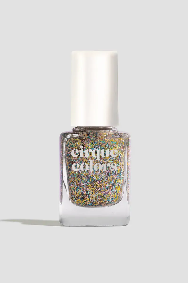 Cirque Colors Twinkle Tweed glitter topper holographic