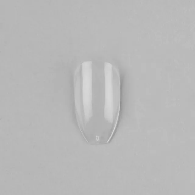 Iz Beauty Clear Medium Coffin nageltippar 50-pack transparent