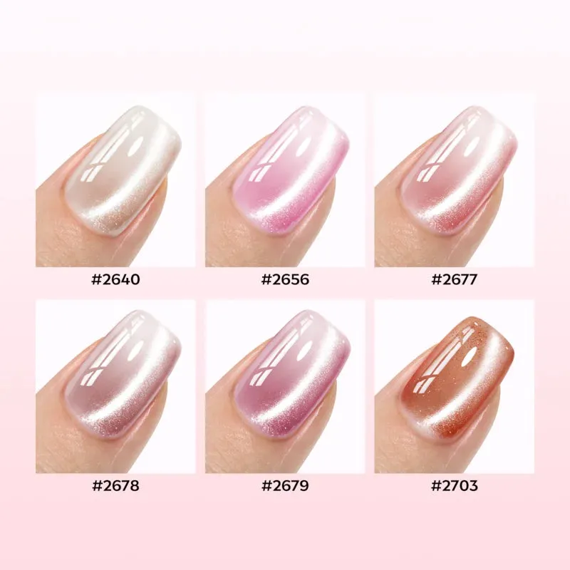 Modelones Coastal Crush cat eye gellack 6-pack magnetisk