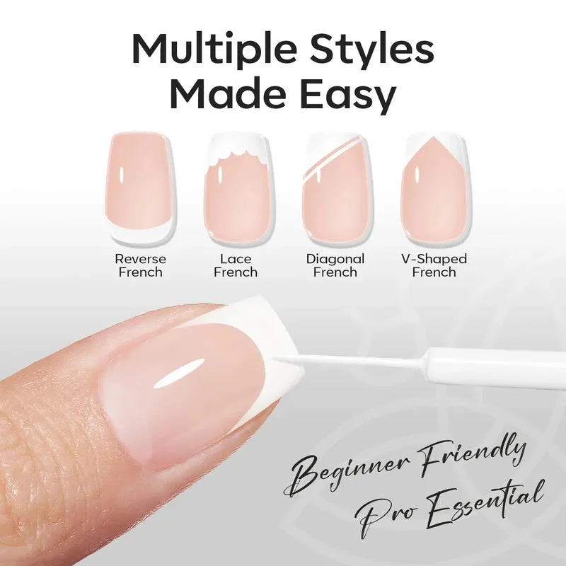 Modelones Single Gel Art Liner nagelgel pink white 15 ml hemafri