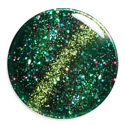 Modelones Inspire Gel Sparkling Meadow gellack 15 ml grön cat eye