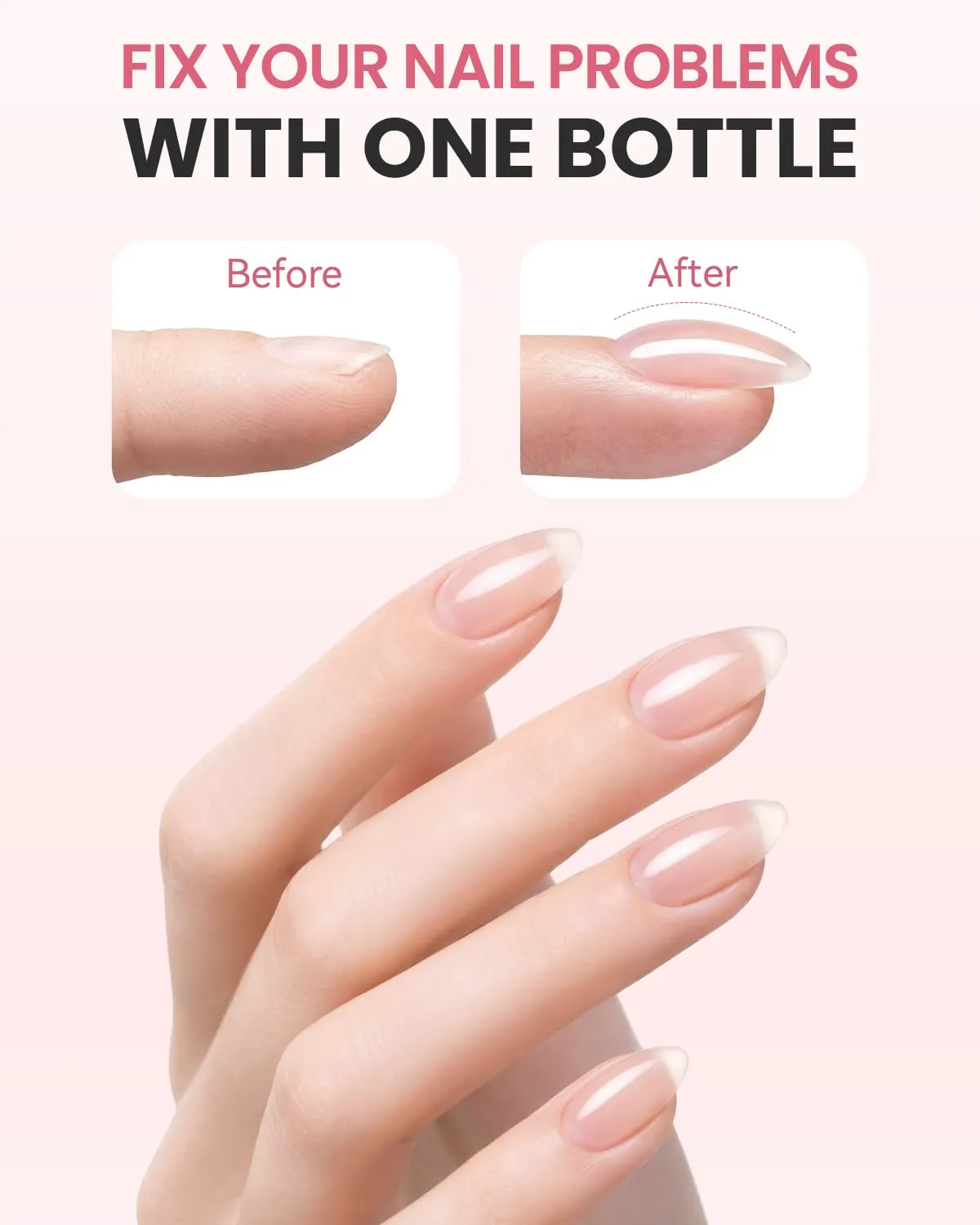 Makartt Hema-free Rubber Base Gel basgel Clear flexibel