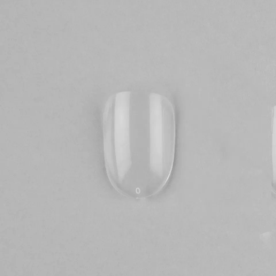Iz Beauty Clear Short Round nageltippar refill 50-pack