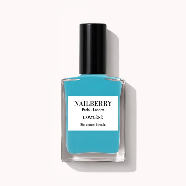 Nailberry Santorini nagellack 14 ml – turkos täckande