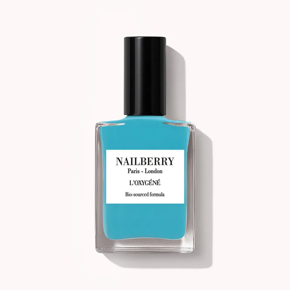 Nailberry Santorini nagellack 14 ml – turkos täckande