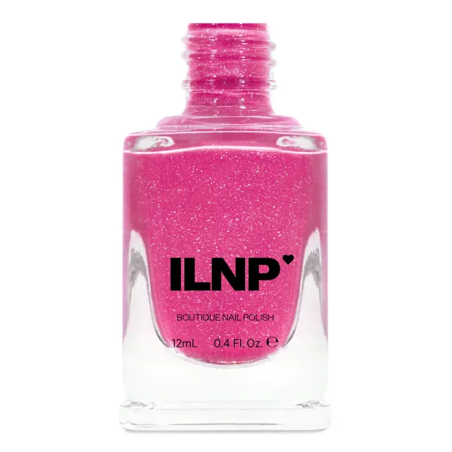 ILNP Party Hat holografiskt nagellack djup cerise