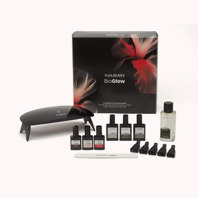 Nailberry BioGlow Starter Set manikyrset 3 färger