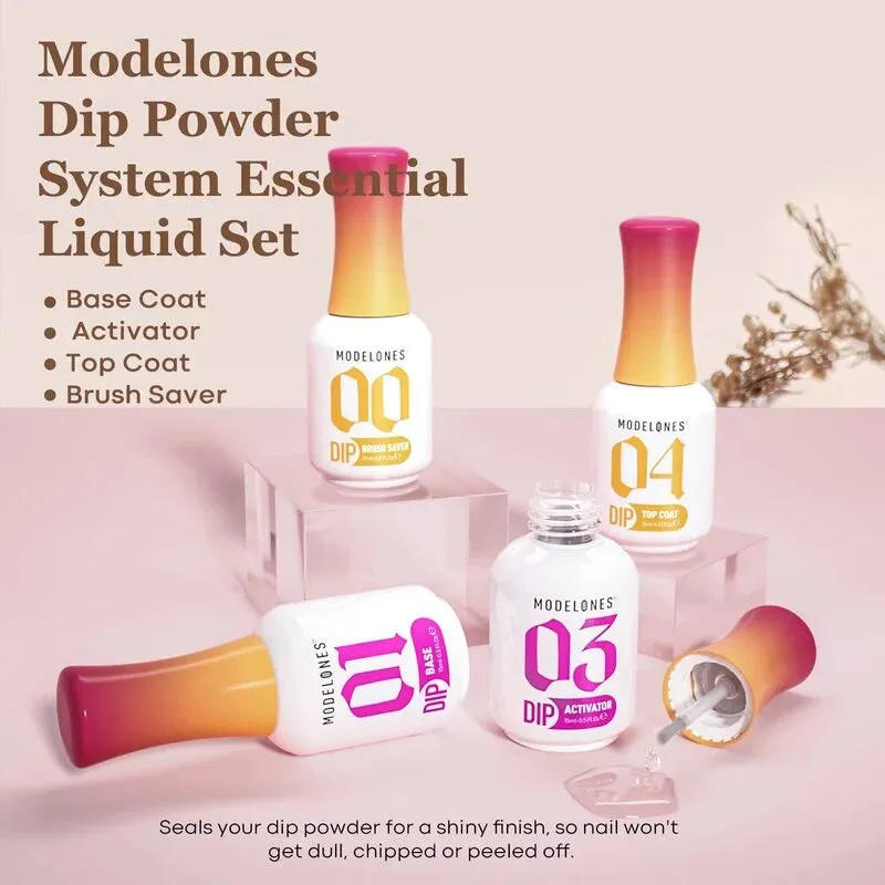 Modelones Dipping Powder Gel Set dippkit 4-delar