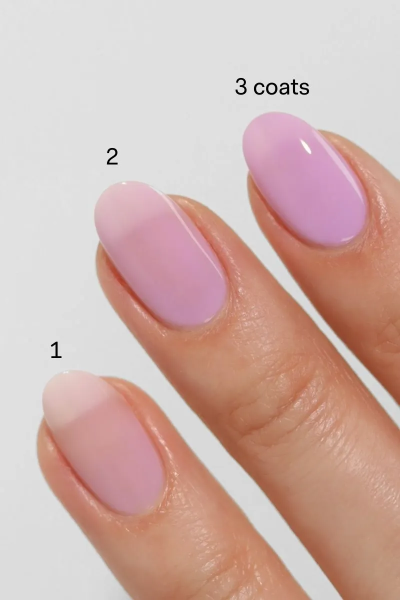 Cirque Smitten nagellack ljuslila crelly