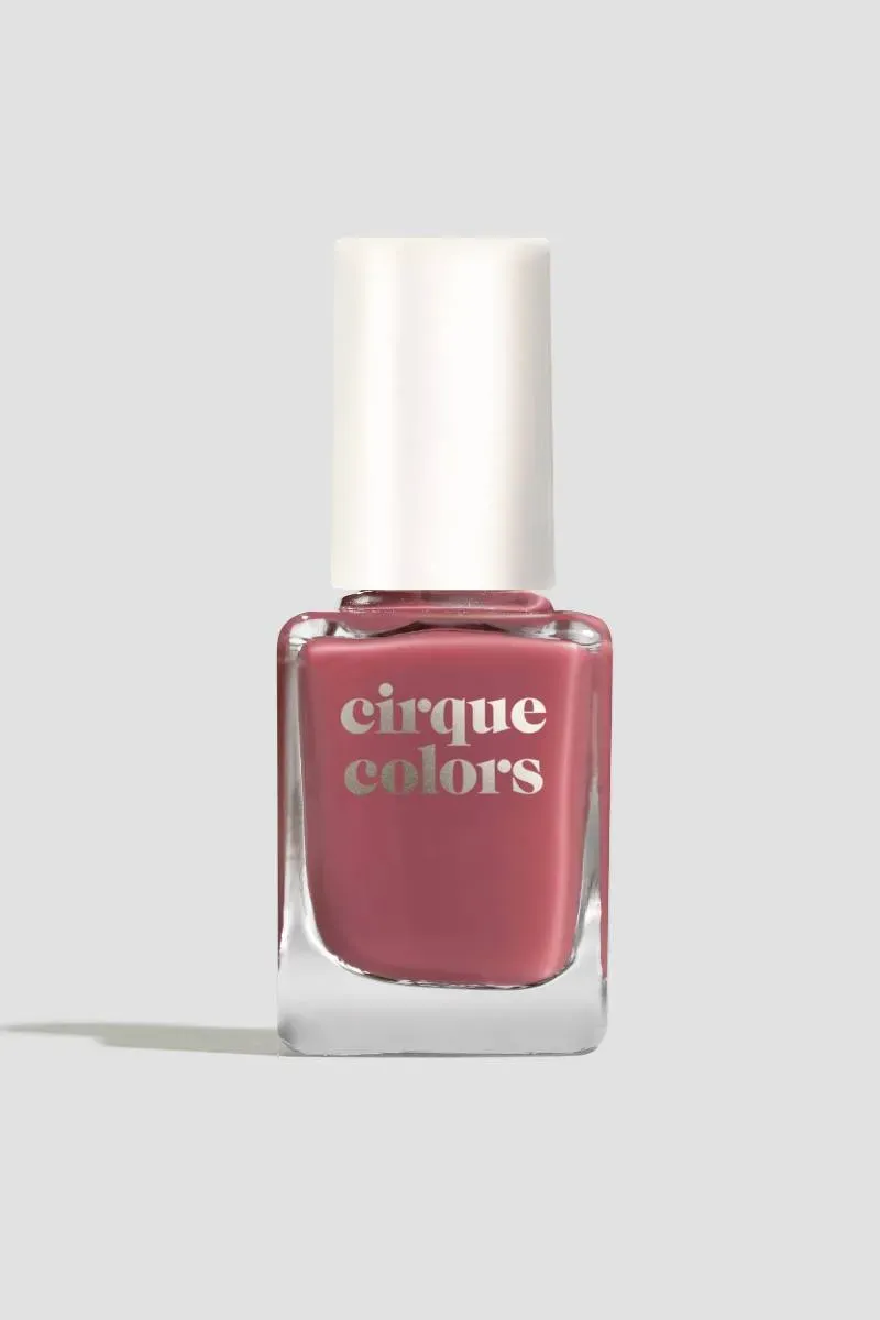 Cirque Colors Rosewood Jelly nagellack brunrosa