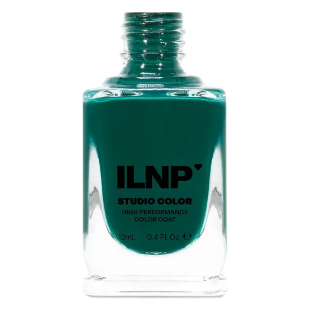 ILNP Studio Color Pine nagellack mörkgrön kräm