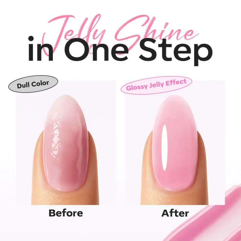 Modelones Glossy Jelly top coat 10 ml glansig jelly