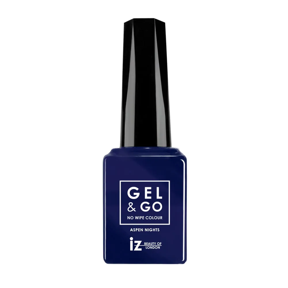 Iz Beauty GEL&GO Aspen Nights GG1083 gellack 12 ml metallicblå