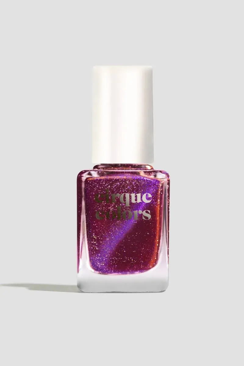 Cirque Colors Silver Screen Curtain Call nagellack magnetisk röd