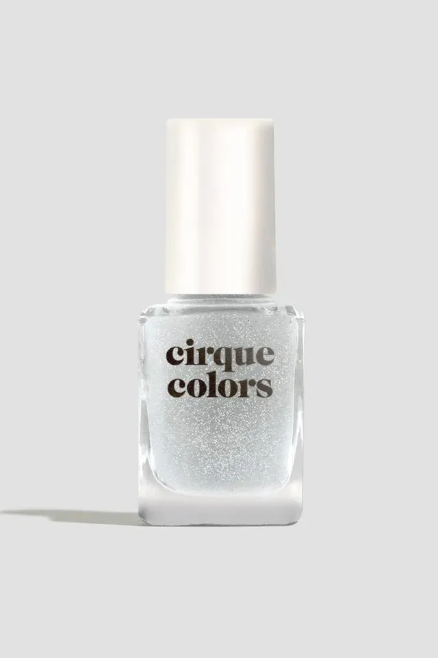 Cirque Colors Nimbus glitter topper silver skimrande