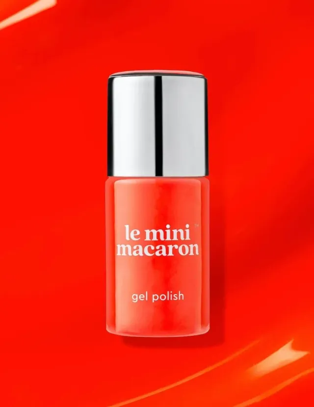 Le Mini Macaron Copacabana gellack neon orange-rosa