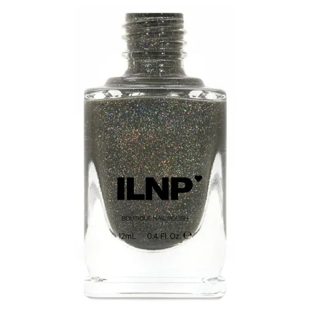 ILNP Alexander nagellack olivgrön holografisk