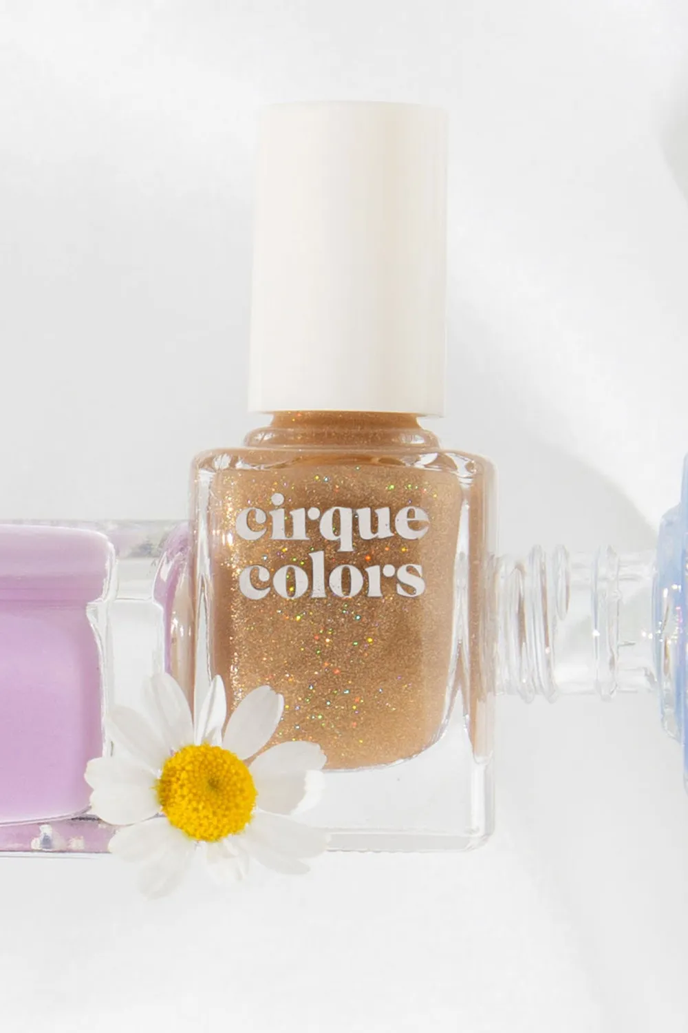 Cirque Colors Lumière topper guld glitter