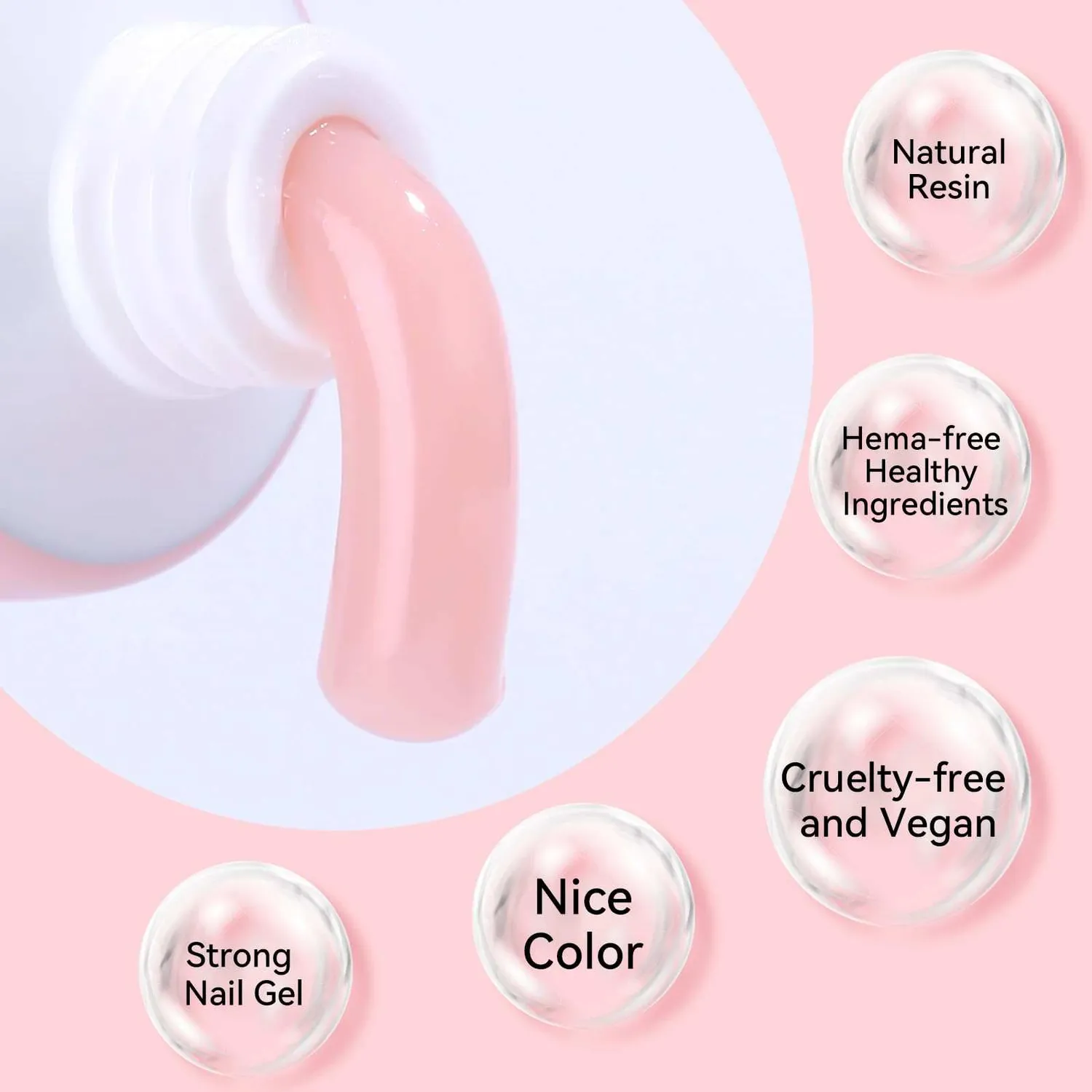 Makartt Bare Nude polygel set 4x15ML neutral