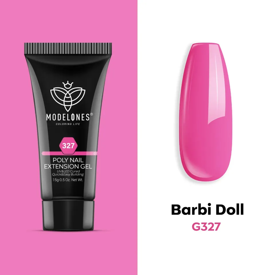 Modelones Poly Nail Gel Barbi Doll polygel 15g rosa