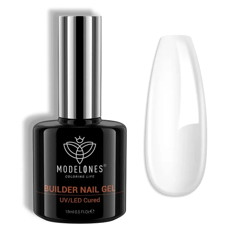 Modelones Builder Gel Clear nagelgel 10ml transparent liner