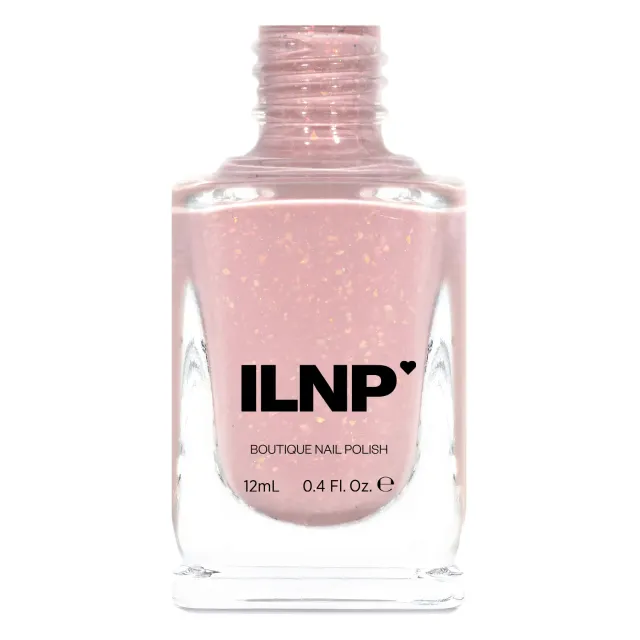 ILNP Overcast Daybreak nagellack flakie mjölkrosa