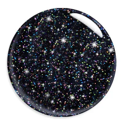 Modelones Little Star dippingpulver svart 8g glitter
