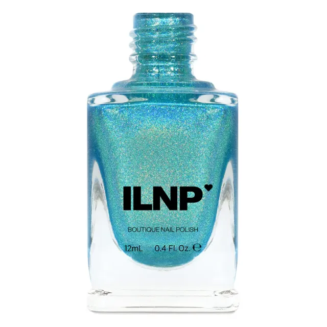 ILNP Ultra Holo Sail Away nagellack turkos holo