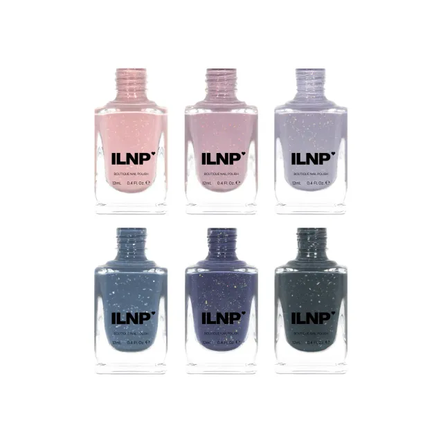 ILNP Overcast Collection nagellack set 6-pack flakie