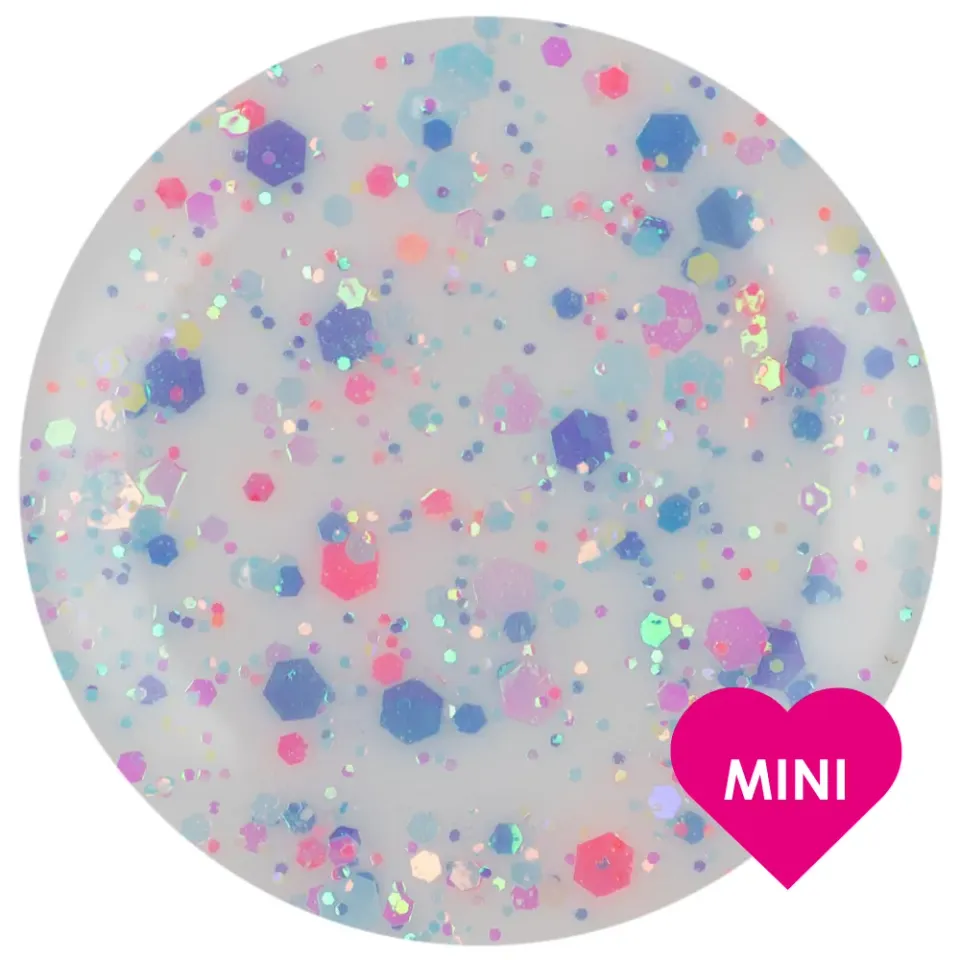 Iz Beauty GEL&GO Blue Confetti gellack 8ml glitter