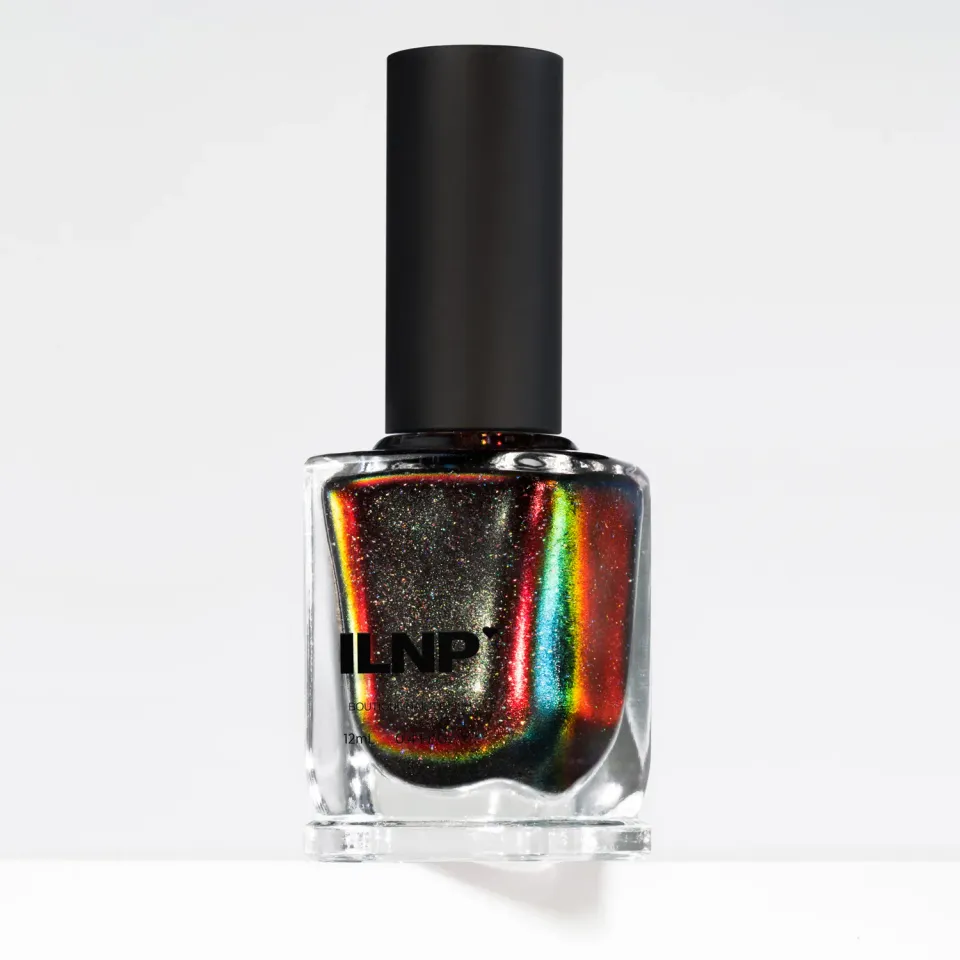 ILNP Ultra Chrome Eclipse (H) nagellack svart holografiskt