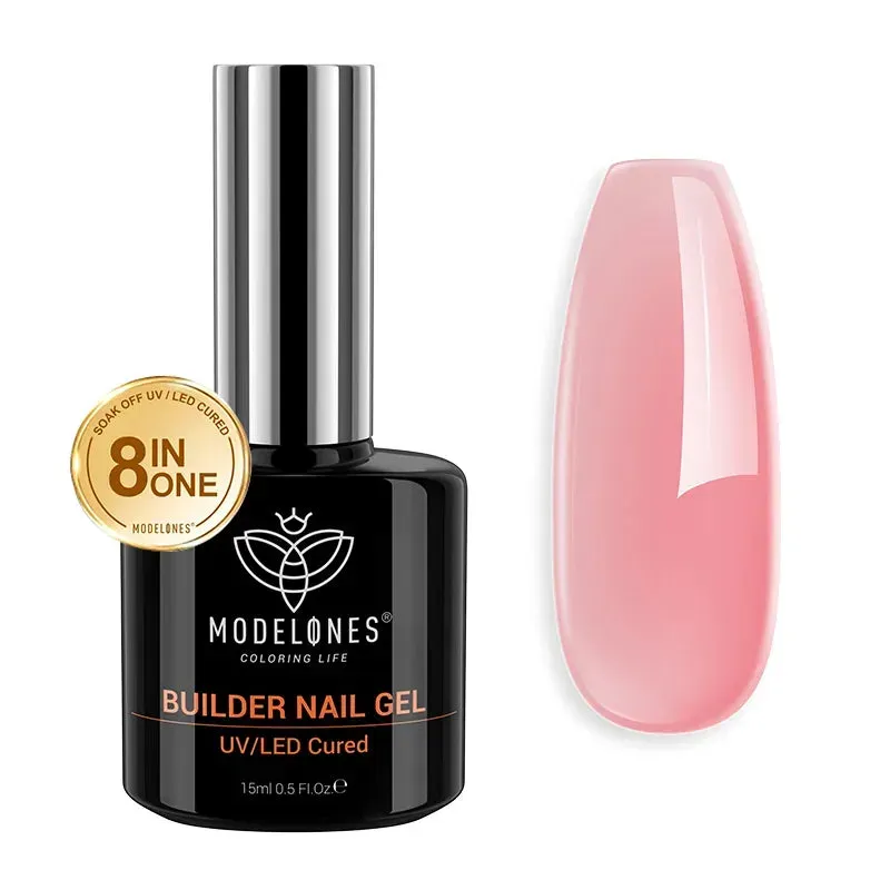 Modelones Builder Gel Peachy Jelly nagelgel 15ml persika