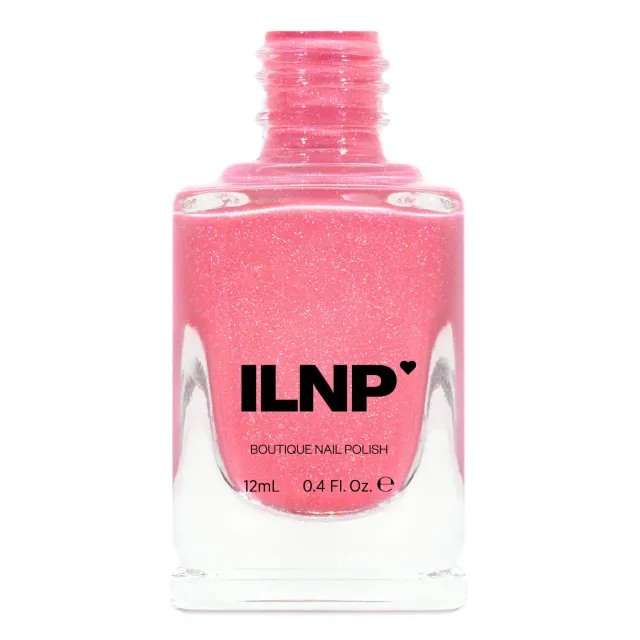 ILNP Sugar Lush Paper Heart nagellack rosa holo