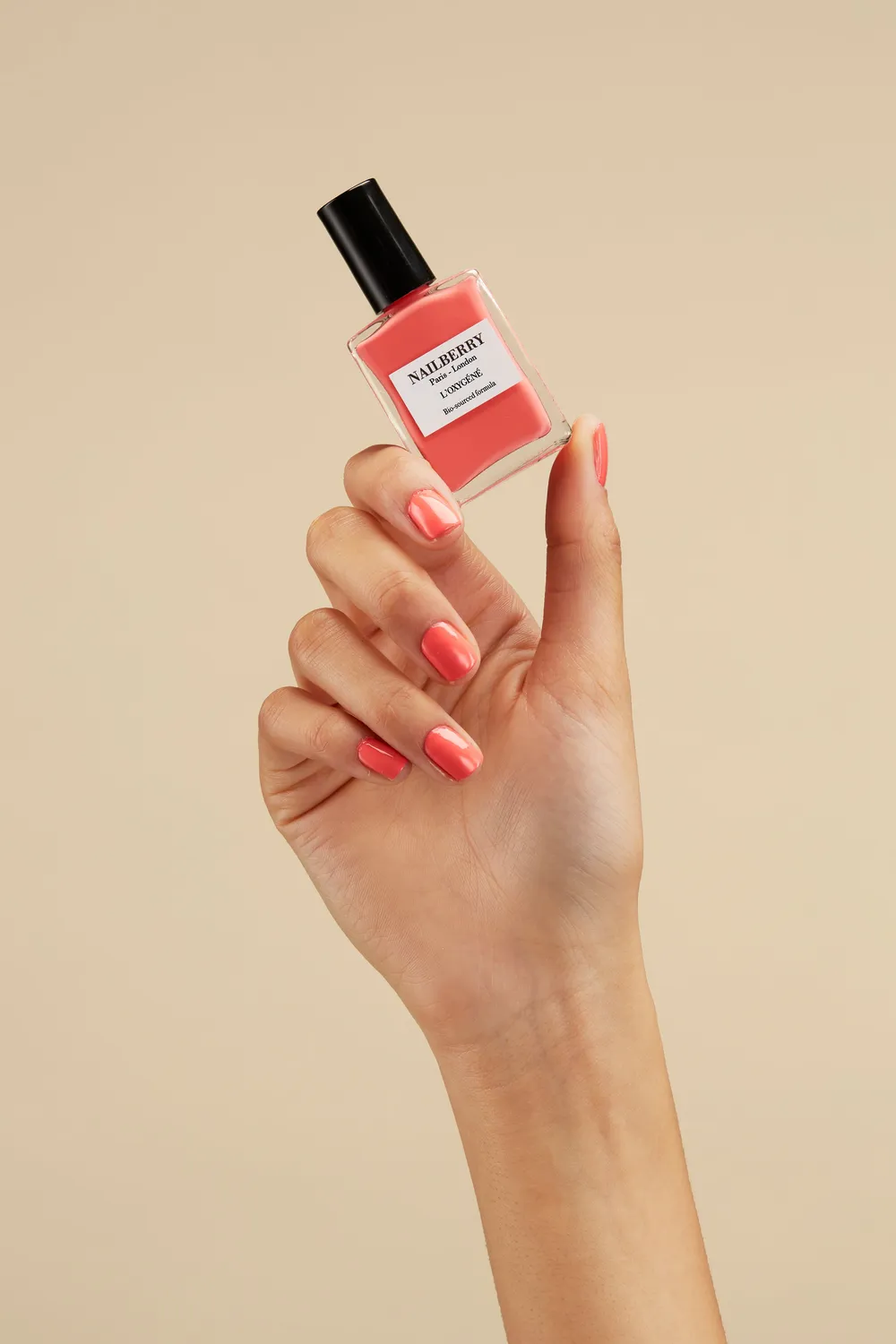 Nailberry English Rose nagellack 14 ml korall täckande