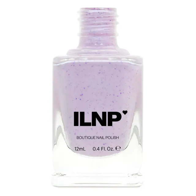 ILNP Hatched Heather nagellack ljuslila prickig