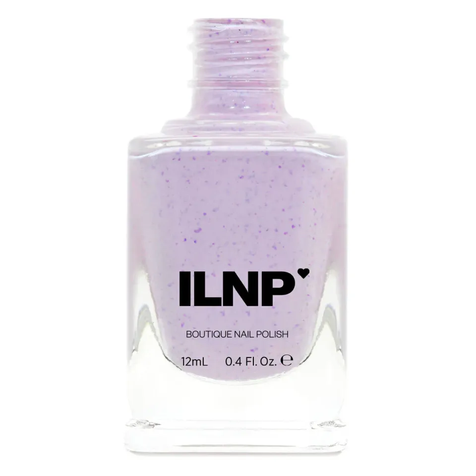 ILNP Hatched Heather nagellack ljuslila prickig