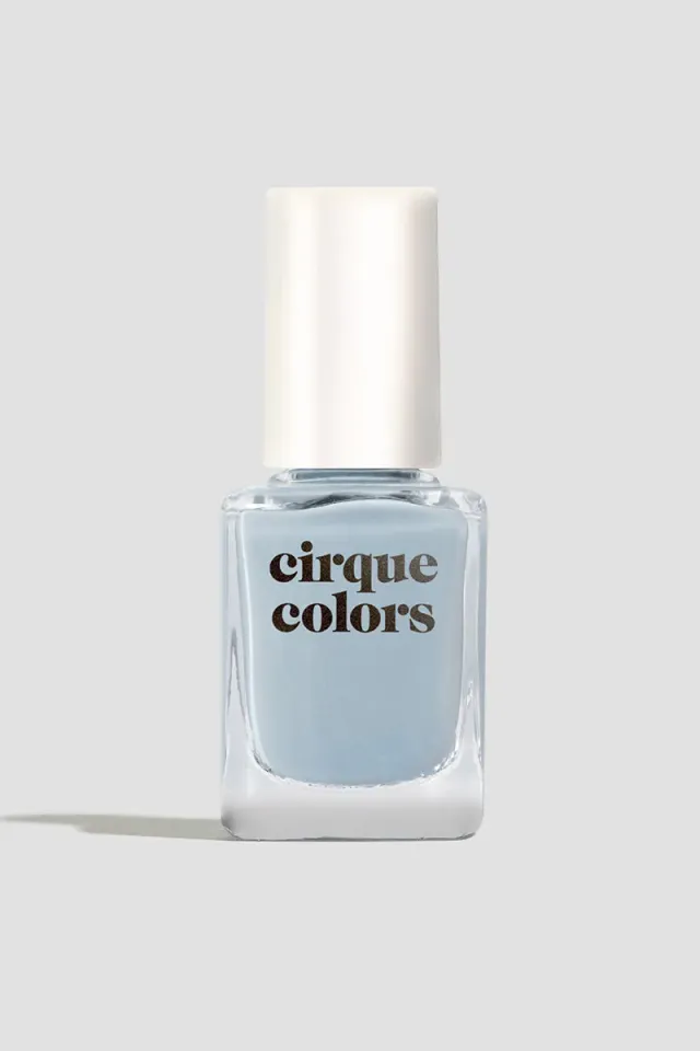 Cirque Colors Storm King nagellack ljusblågrå kräm