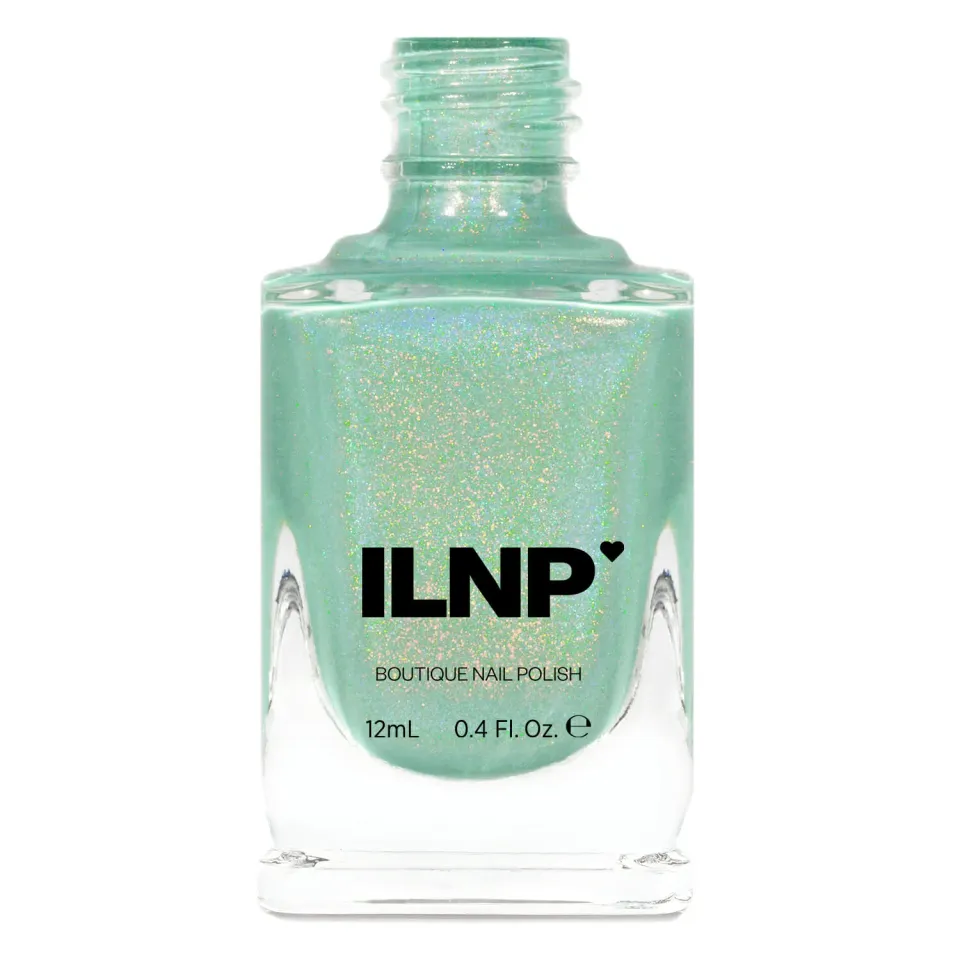 ILNP Princeton nagellack mintgrön holografisk