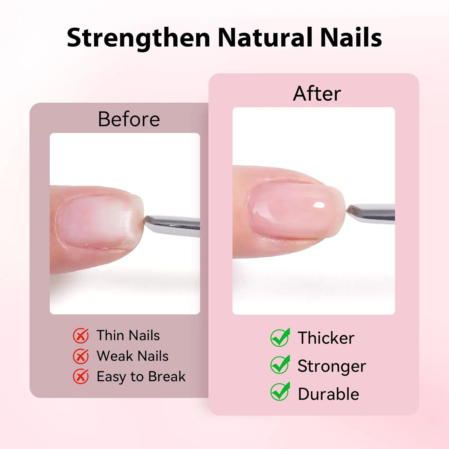Makartt 8-in-1 Builder nagelgel Clear stark