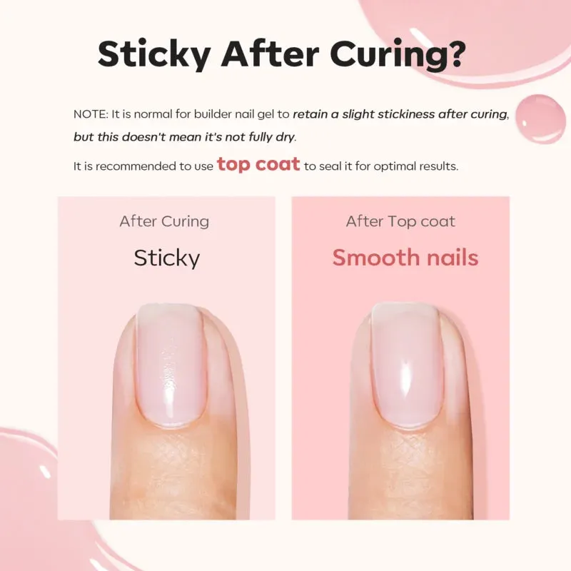 Modelones Builder Gel Barely Pink nagelgel 15ml kräm
